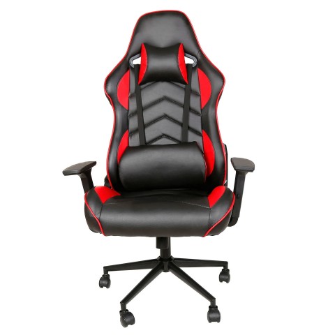 Oyuncu Koltuğu 3 Mekanizmalı Kırmızı Siyah 